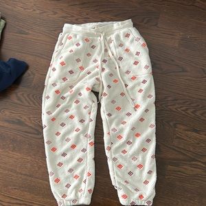 Free people fleece sweatpants size small